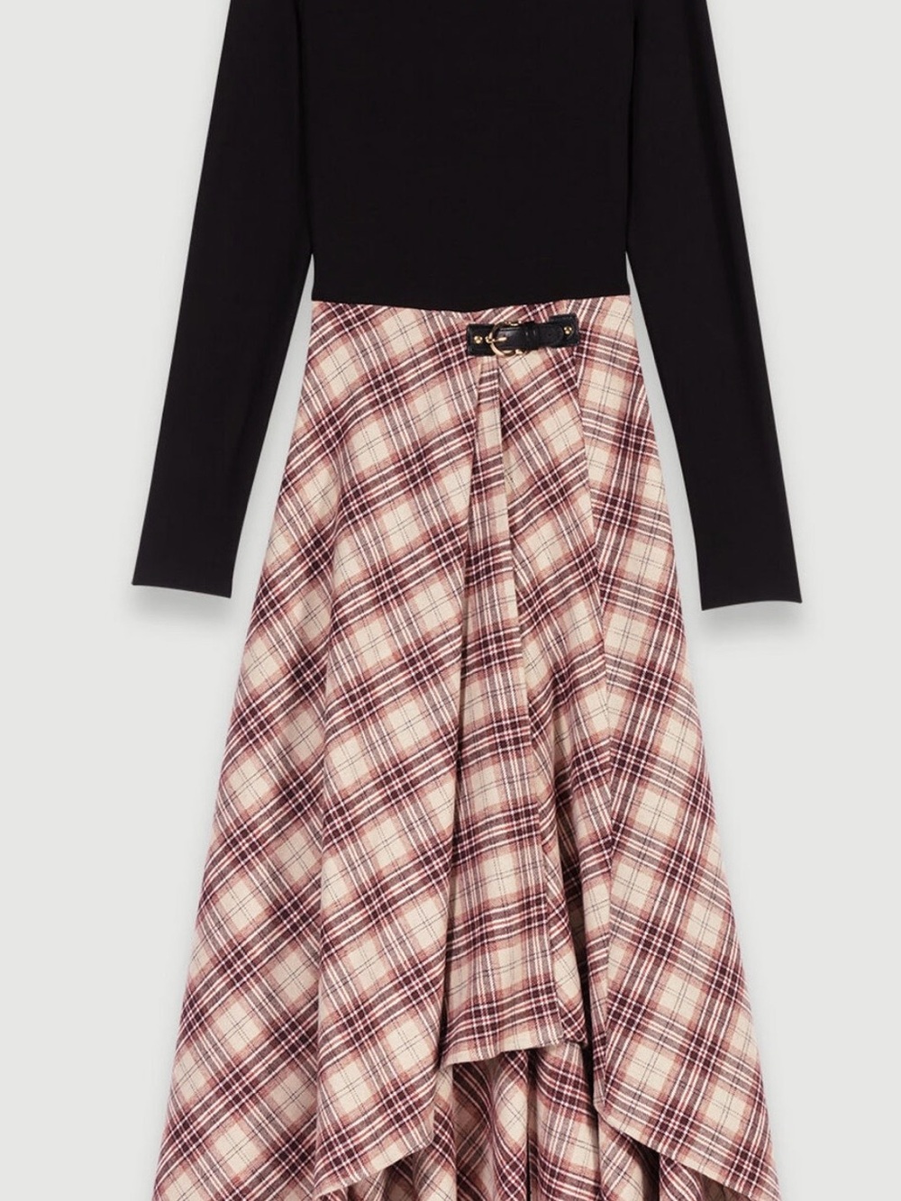 Maje Asymmetrical flannel dress US 4 / EU 36